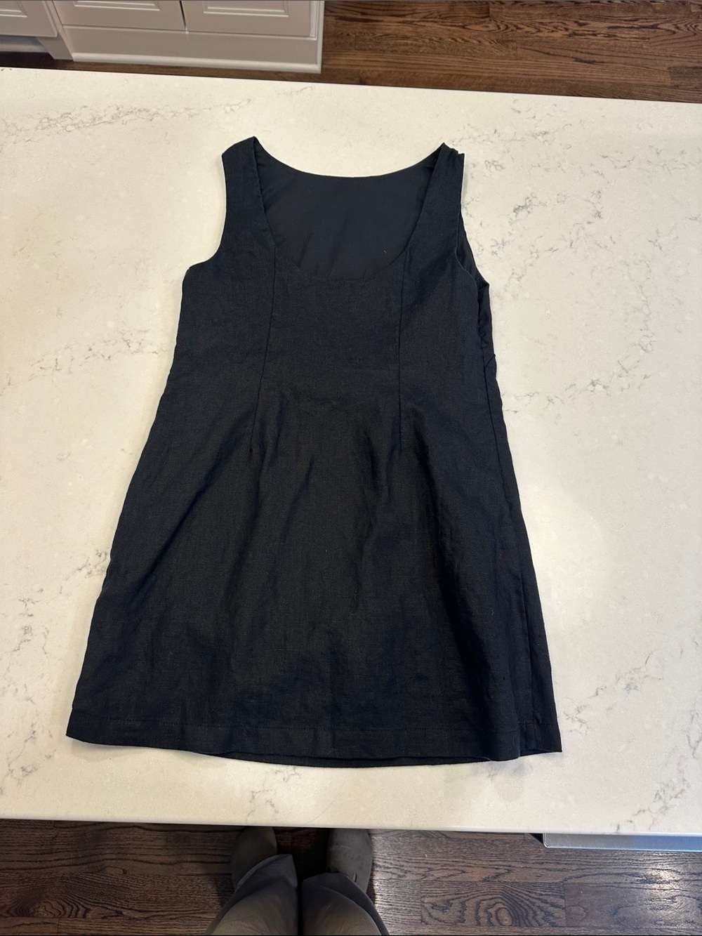 Abercrombie & Fitch Black Scoop Neck Mini Dress